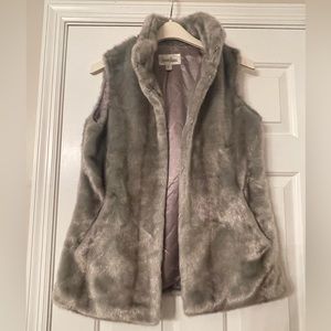 Neiman Marcus Faux Fur Vest